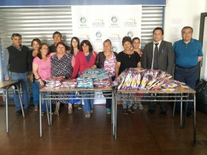 Municipio entrega importante donación a niños y niñas de la comuna