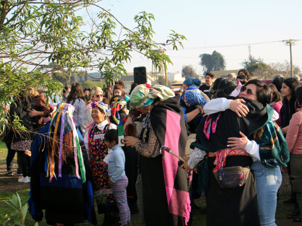 M&aacute;s de un centenar de personas participaron en la Ruka de Llolleo del  tradicional Wu&ntilde;ol Txipantu