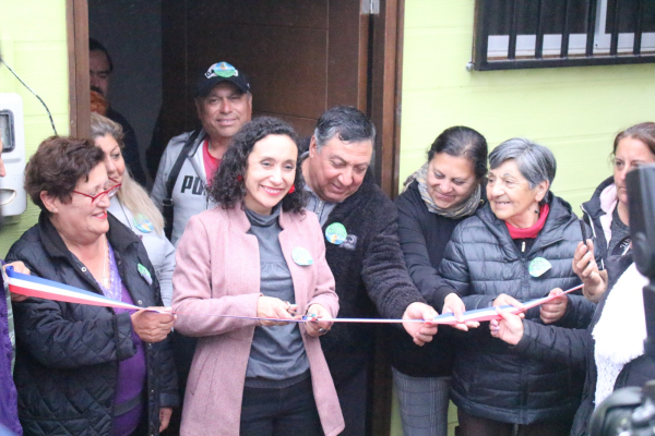 Vecinos de Villa El Mirador felices con la remodelaci&oacute;n de su nueva sede social