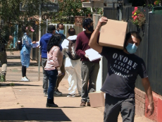 Partió en San Antonio el proceso de entrega de cerca de 5.500 cajas de alimentos enviadas por el Gobierno Regional