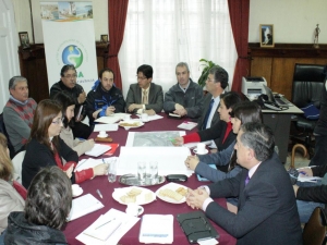 S.O.P visitó Municipalidad para tratar temas de agenda Ministerial