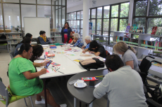 Con éxito se realiza el taller de pintura con accesibilidad universal 