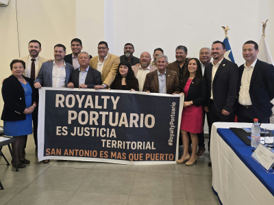 San Antonio plantea preocupación por nuevos pórticos de telepeaje e impulsa royalty portuario en asamblea nacional