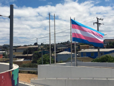 Municipio iza bandera de la comunidad Trans llamando al respeto