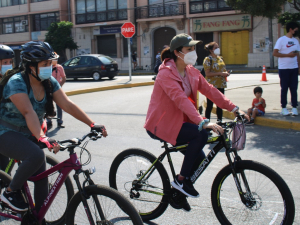 Tramo de avenida Barros Luco se abre para la práctica de deporte