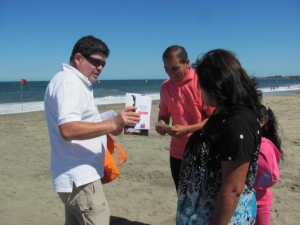 Iniciativa Municipal contra el VIH partió en la Playa Grande Cartagena