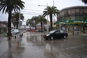 San Antonio enfrentó sin inconveniente temporal de viento y Lluvia.