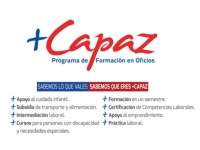 Programa + Capaz una oportunidad imperdible para quienes quieren capacitarse en un oficio