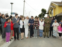 Vecinos y Alcalde inauguran obras de Pavimentos P.