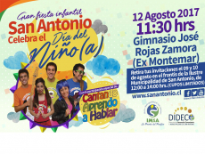 Municipalidad de San Antonio celebrará el día del niño/a