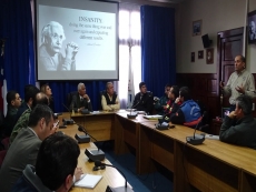 Michel De L'Herbe visita San Antonio con su gran experiencia en gestión comunitaria de emergencia