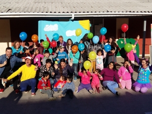 Municipio sanantonino celebró vacaciones de invierno con niños de Lo Gallardo
