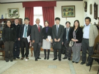 Delegación Japonesa de JICA visitó al alcalde Omar Vera