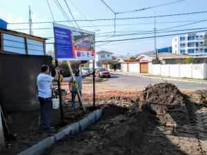 Comienza pavimentación de calle Damiana Carrera