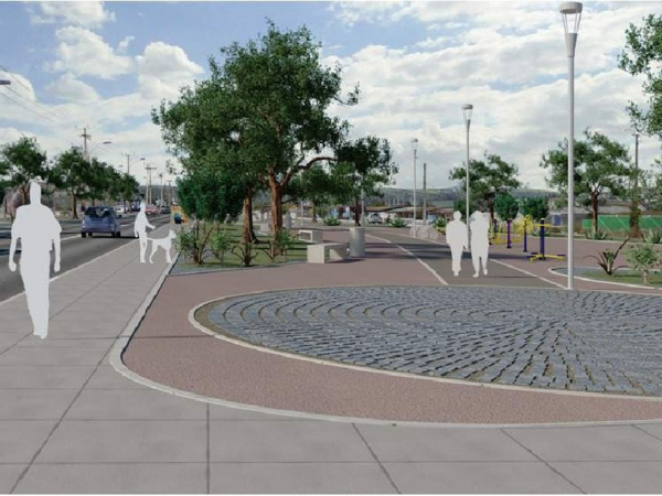 Municipalidad de San Antonio present&oacute; proyecto de Parque de Avenida Curic&oacute; a vecinos