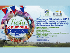 Este domingo 08 de octubre se será la Fiesta Costumbrista de Cuncumén 2017