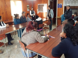 Oficina de Vivienda Municipal se reúne con campamento de Cerro Alegre