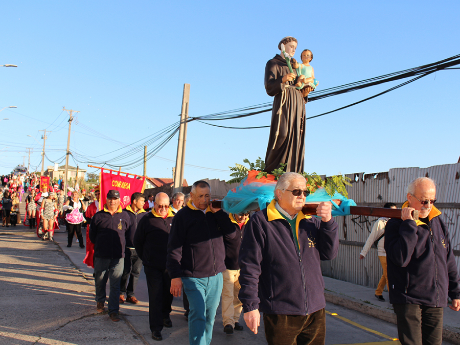 San Antonio de Padua integró con romería a migrantes con hijas e hijos de nuestra comuna