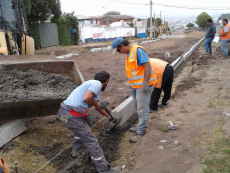 Municipalidad dejará centro de Barrancas sin ninguna calle carente de pavimentación