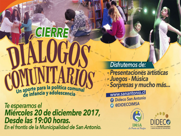 Municipalidad de San Antonio culmina Di&aacute;logos Comunitarios Infantiles