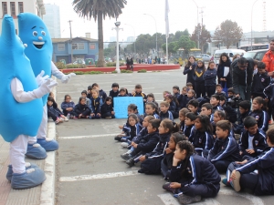 Niños celebraron con charla y zumba el Día Mundial del Agua
