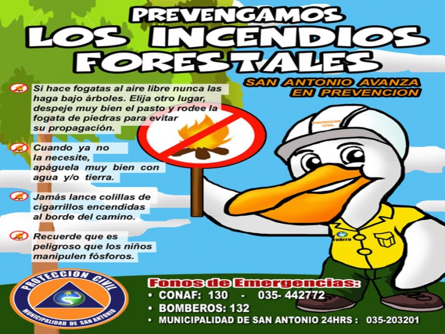 Prevención Incendios Forestales - I. Municipalidad de San Antonio