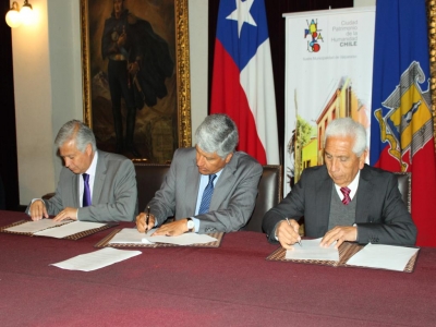 Encuentro de Alcalde de las Cuidades Puertos de San Antonio, Valparaiso y Talcahuano.