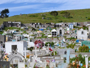 Fijan normas de tránsito en el sector Cementerio Parroquial
