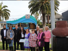 Municipio inaugura escultura “Ketru Metawe” en el centro de Llolleo