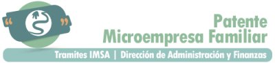 Patente Microempresa Familiar