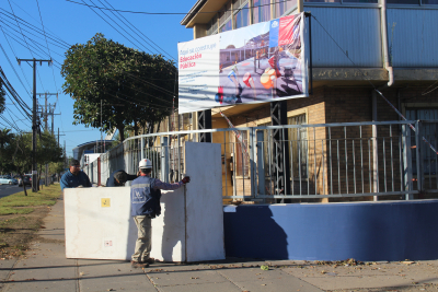 Avanza en un 35% obra de conservaci&oacute;n en el Liceo Juan Dante Parraguez de San Antonio