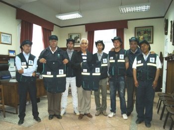 Implementos permitir&aacute;n identificar a sus funcionarios Municipio agradece aporte a EPSA