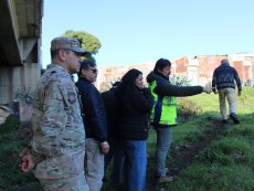 Instituciones se organizan  para prevenir desbordes con operativo en Estero El Sauce