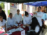 Por sexto a&ntilde;o consecutivo se realiza feria de Salud en el frontis del Municipio de San Antonio