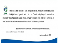 Reuni&oacute;n participativa; Dise&ntilde;o Mejoramiento Av. Curico.