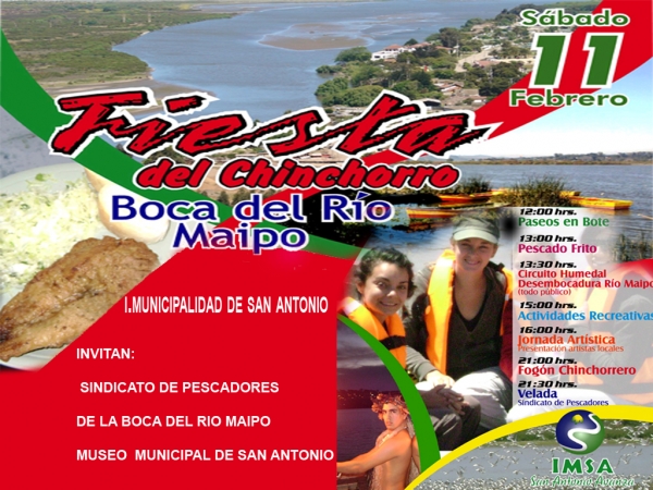 Este s&aacute;bado los pescadores artesanales del R&iacute;o Maip&uacute; hacen su Fiesta del Chinchorro